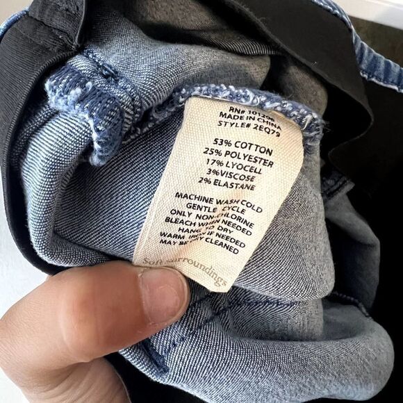 Soft Surroundings Supremely Soft Pull-On Bootcut Jeans Size Large 14/16 - Picture 6 of 6